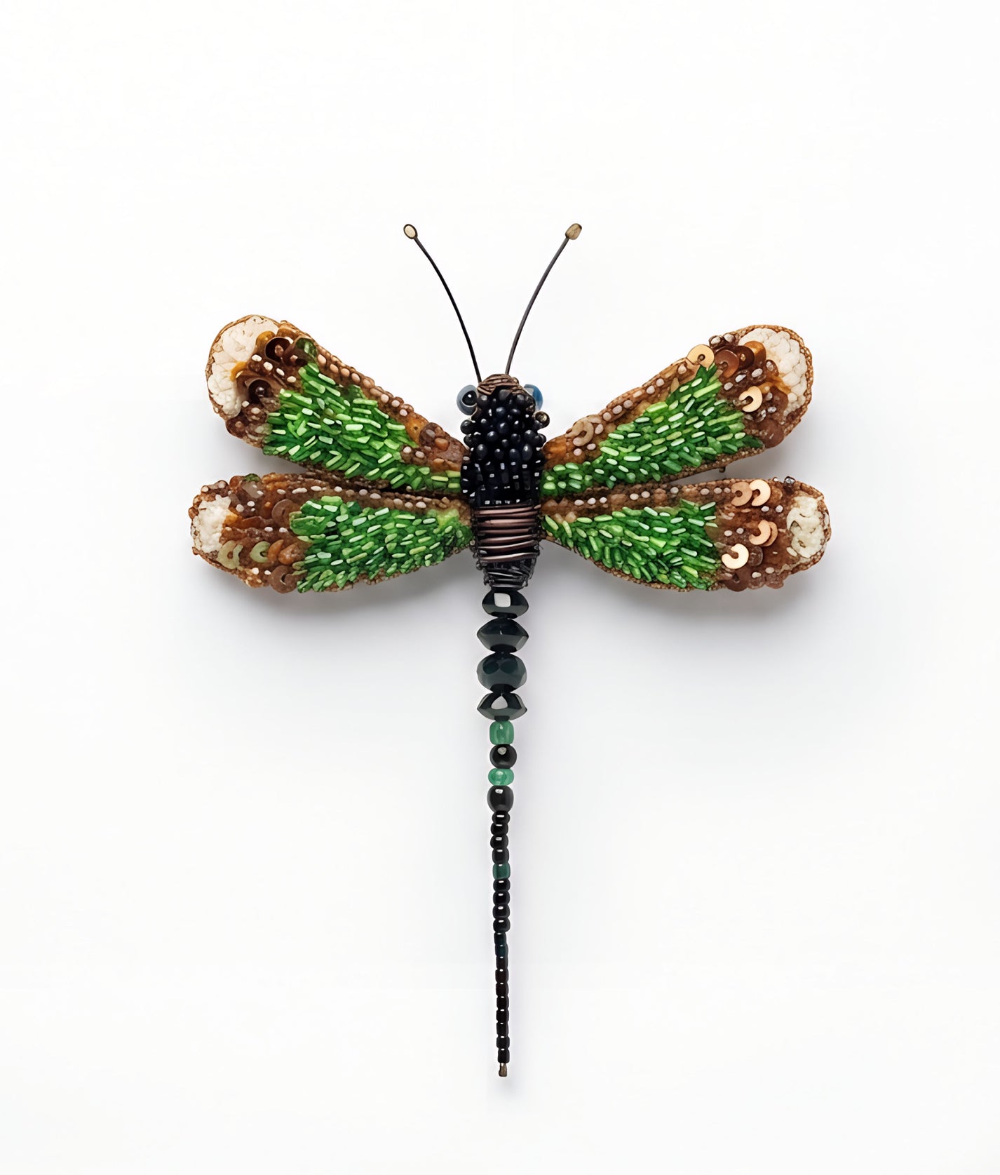 Banded Demoiselle Brooch