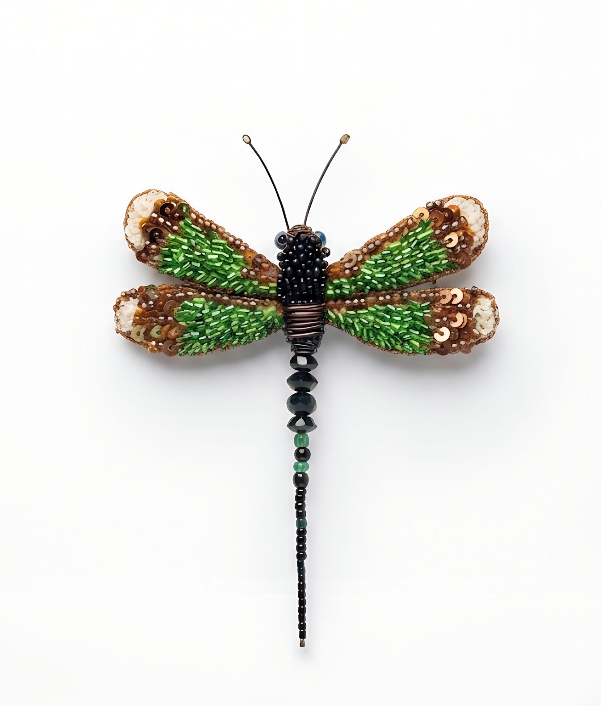 Banded Demoiselle Brooch