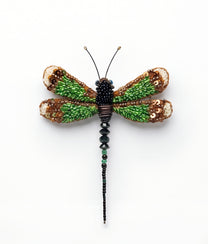 Banded Demoiselle Brooch
