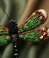 Banded Demoiselle Brooch