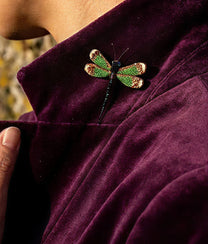 Banded Demoiselle Brooch