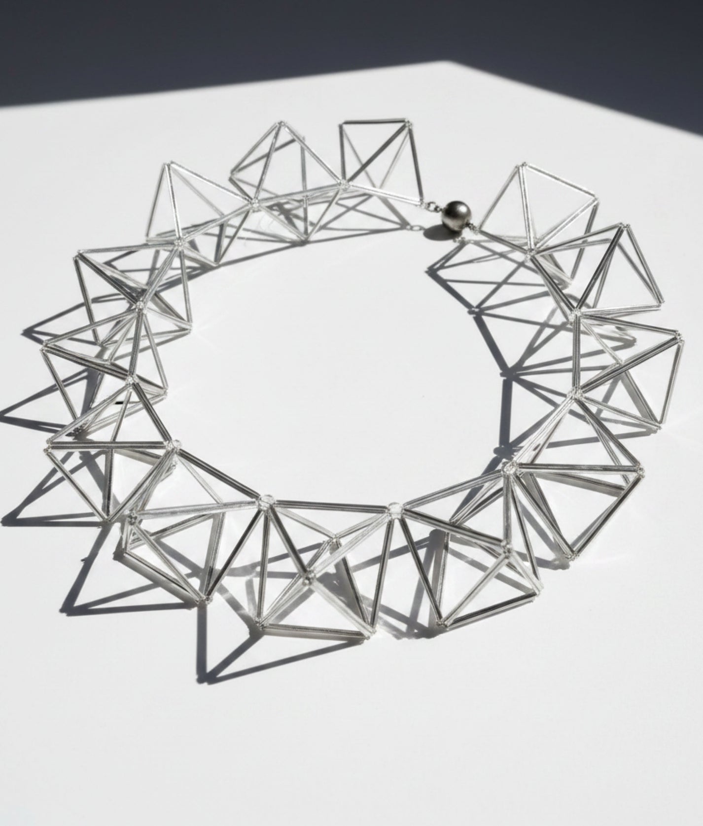 DIAMONDS GLASS Transparent Necklace