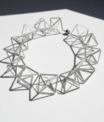 DIAMONDS GLASS Transparent Necklace