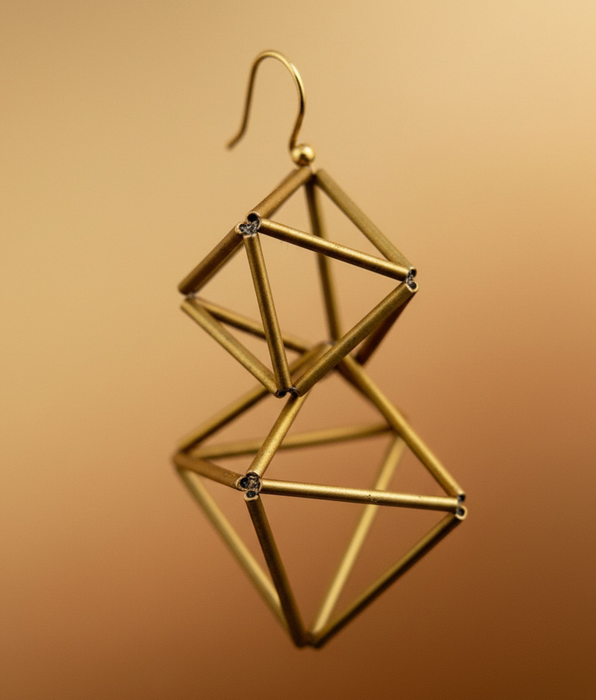 DIAMONDS METAL Gold Earrings