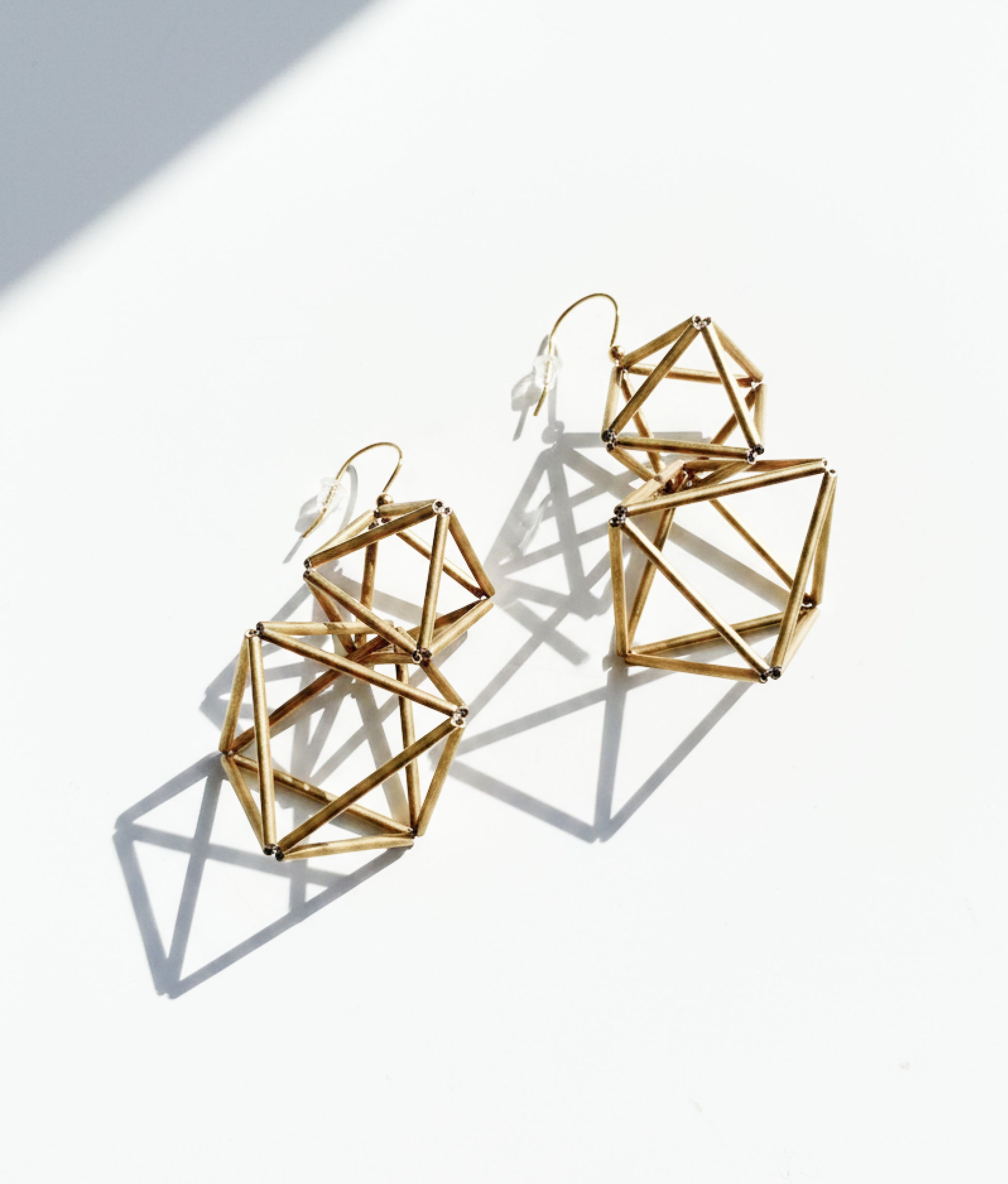 DIAMONDS METAL Gold Earrings