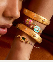 Diwali Cuff Bracelet Gold