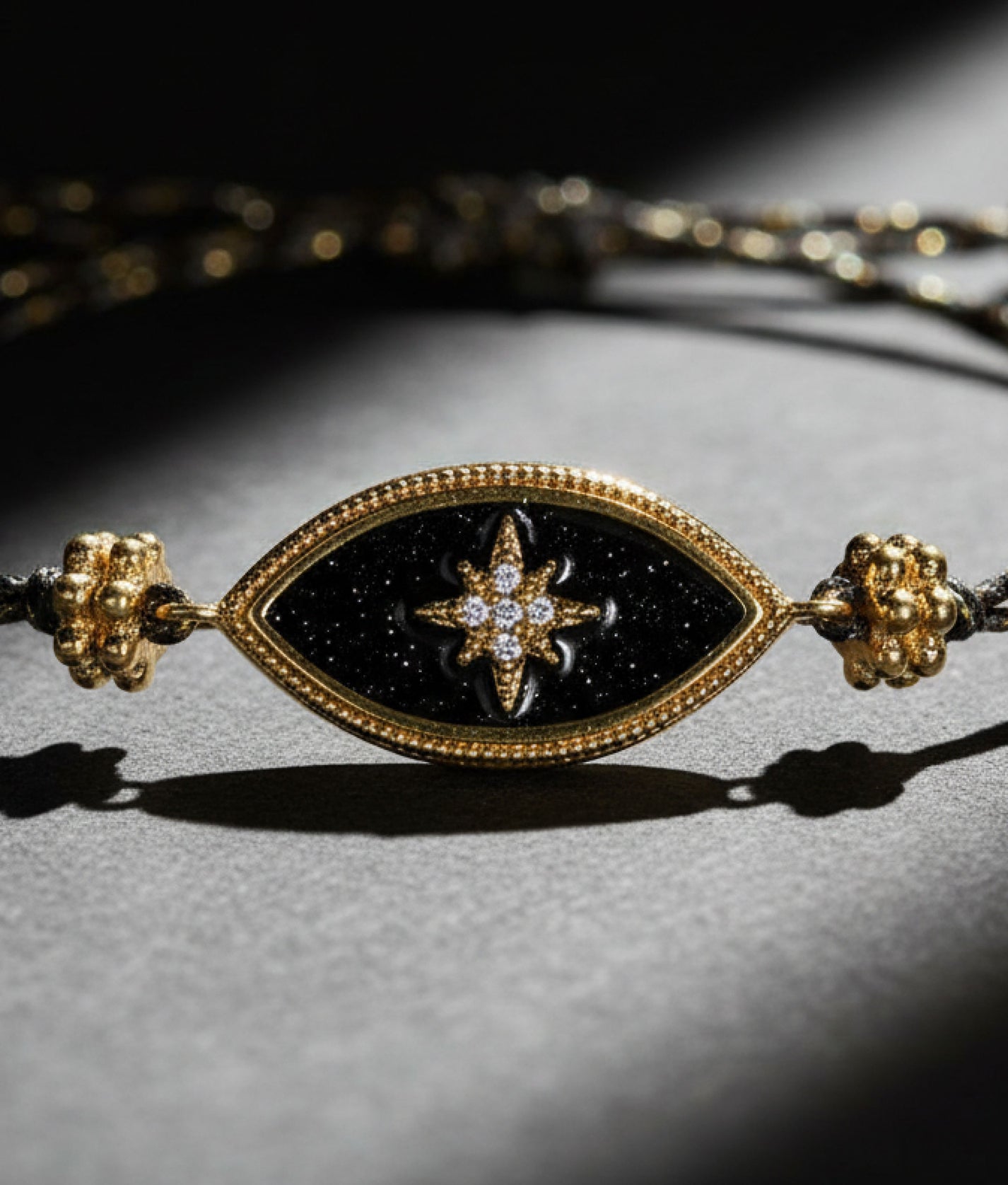 Diwali Iris Bracelet Black