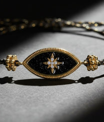 Diwali Iris Bracelet Black
