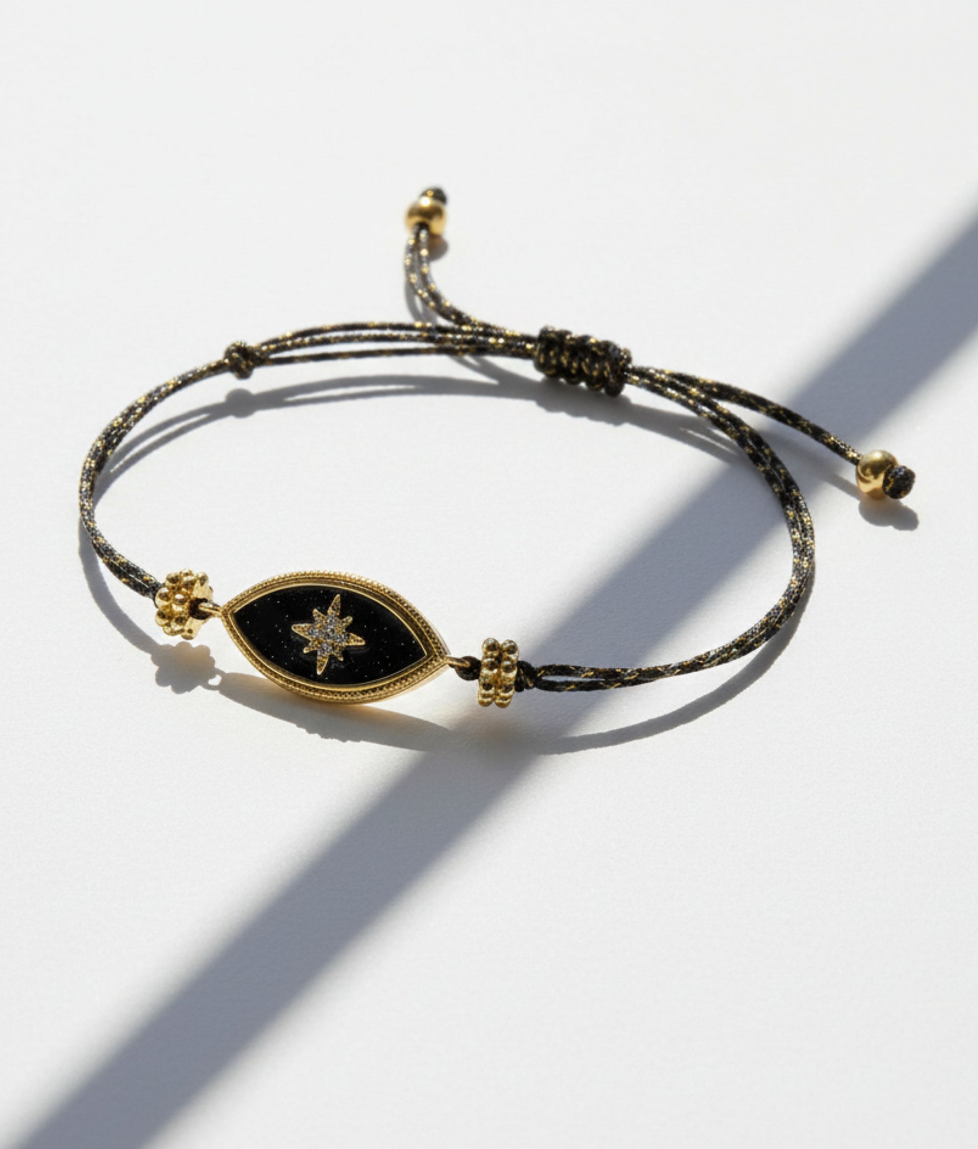 Diwali Iris Bracelet Black