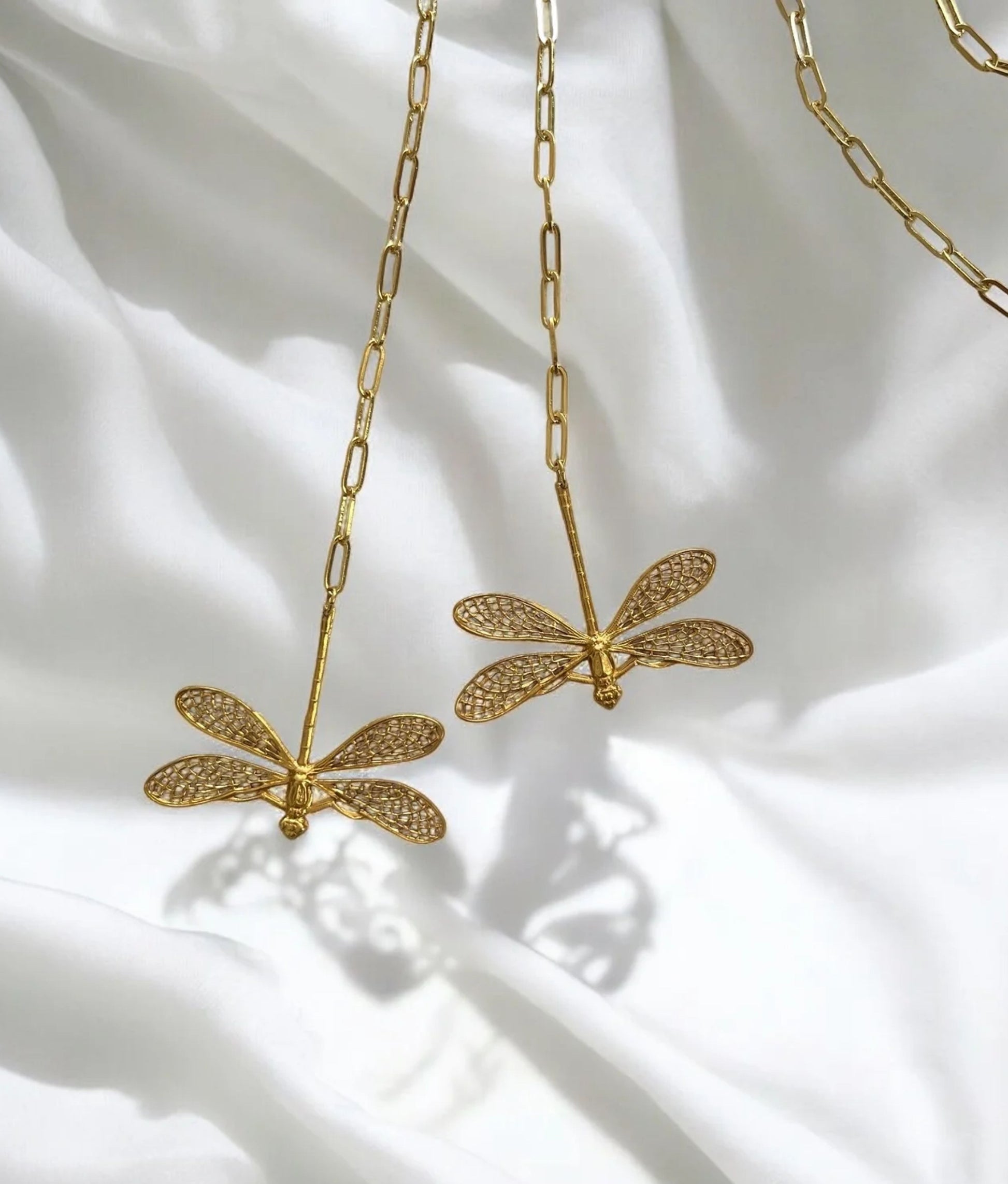 Dragonfly Scarf Necklace