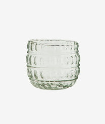Clear Drinking Glass w/ Dots