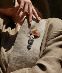 Eurasian Hoopoe Brooch