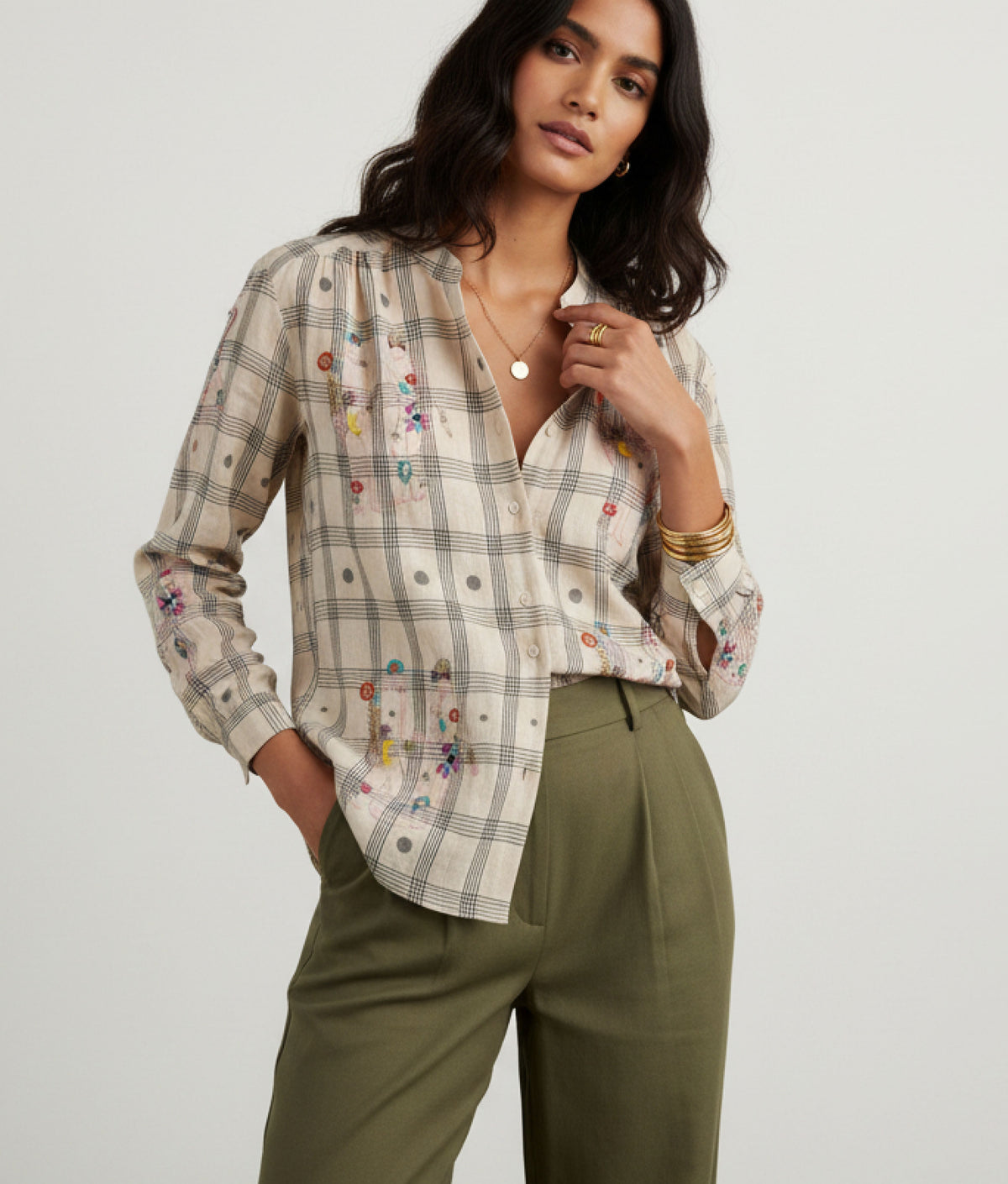 Fantasy Black and White Check Shirt
