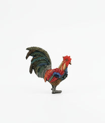 Farm Rooster Trovelore Brooch
