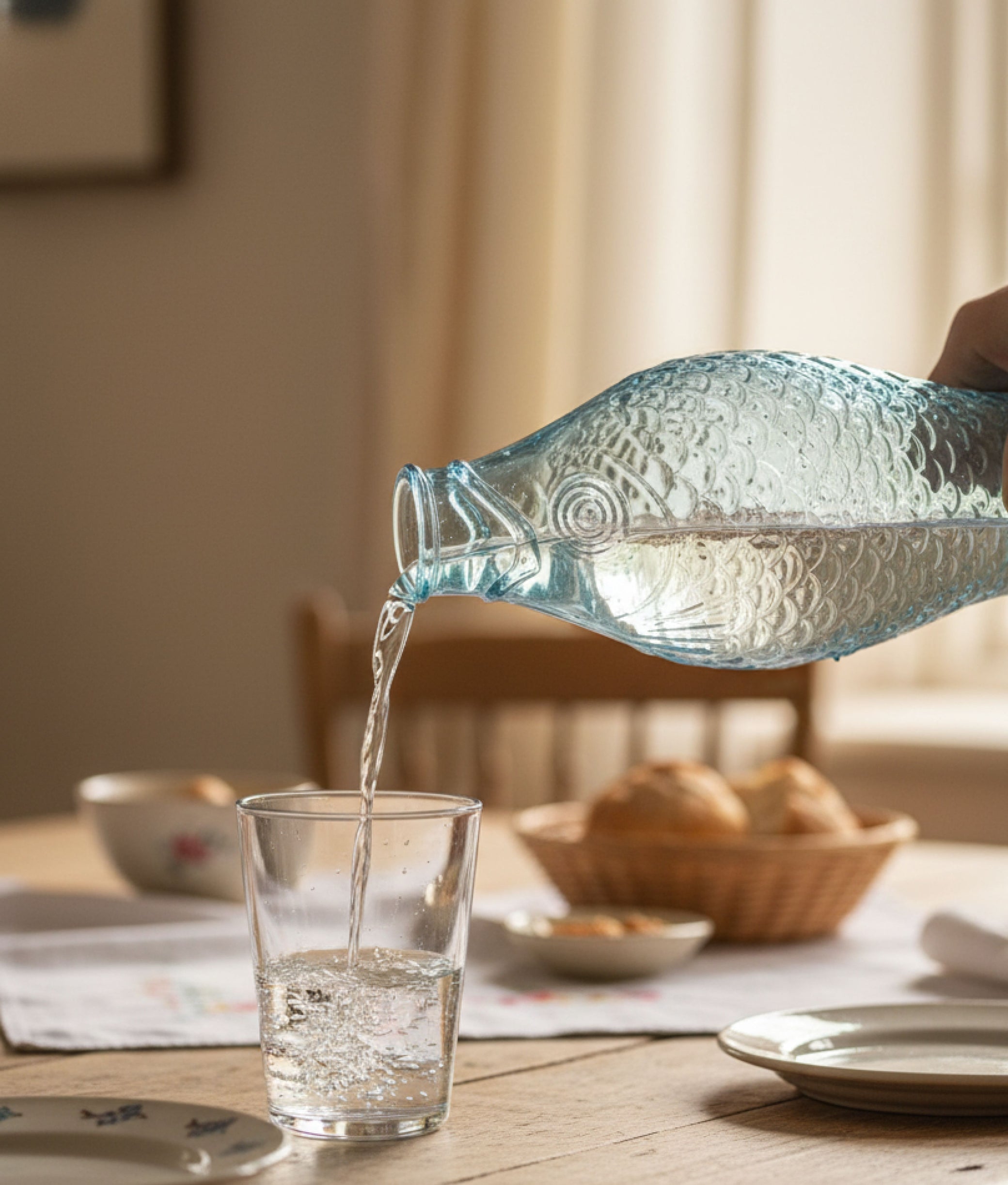 Blue Fish Carafe
