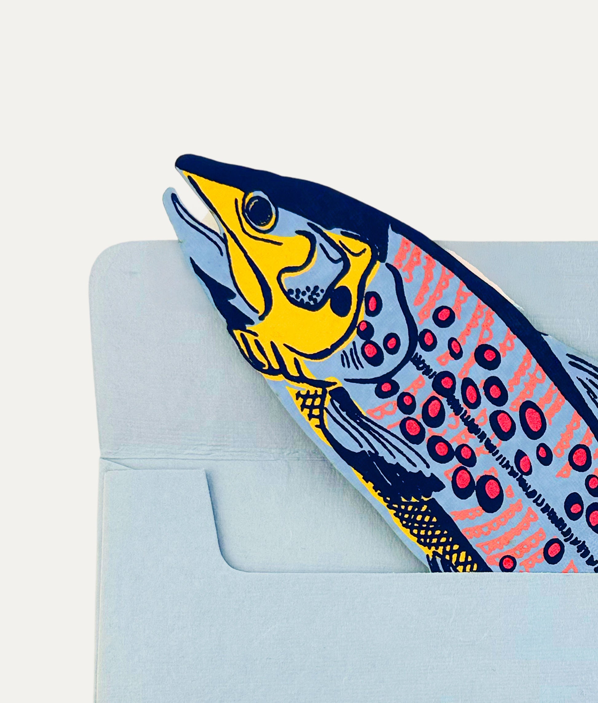 Trout 3D Greeting Card