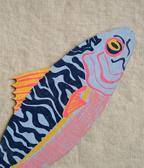 Mackerel 3D Greeting Card