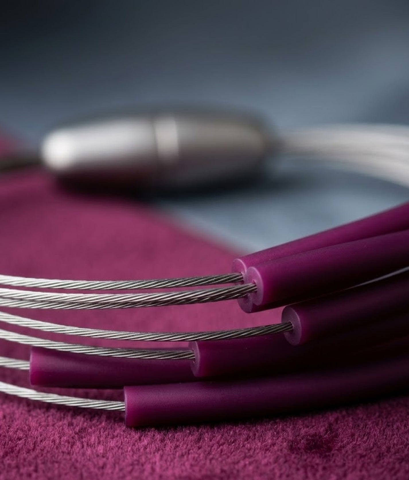 FLOS PVC Burgundy Bracelet