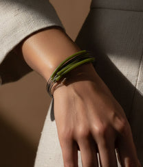 FLOS PVC Olive Bracelet