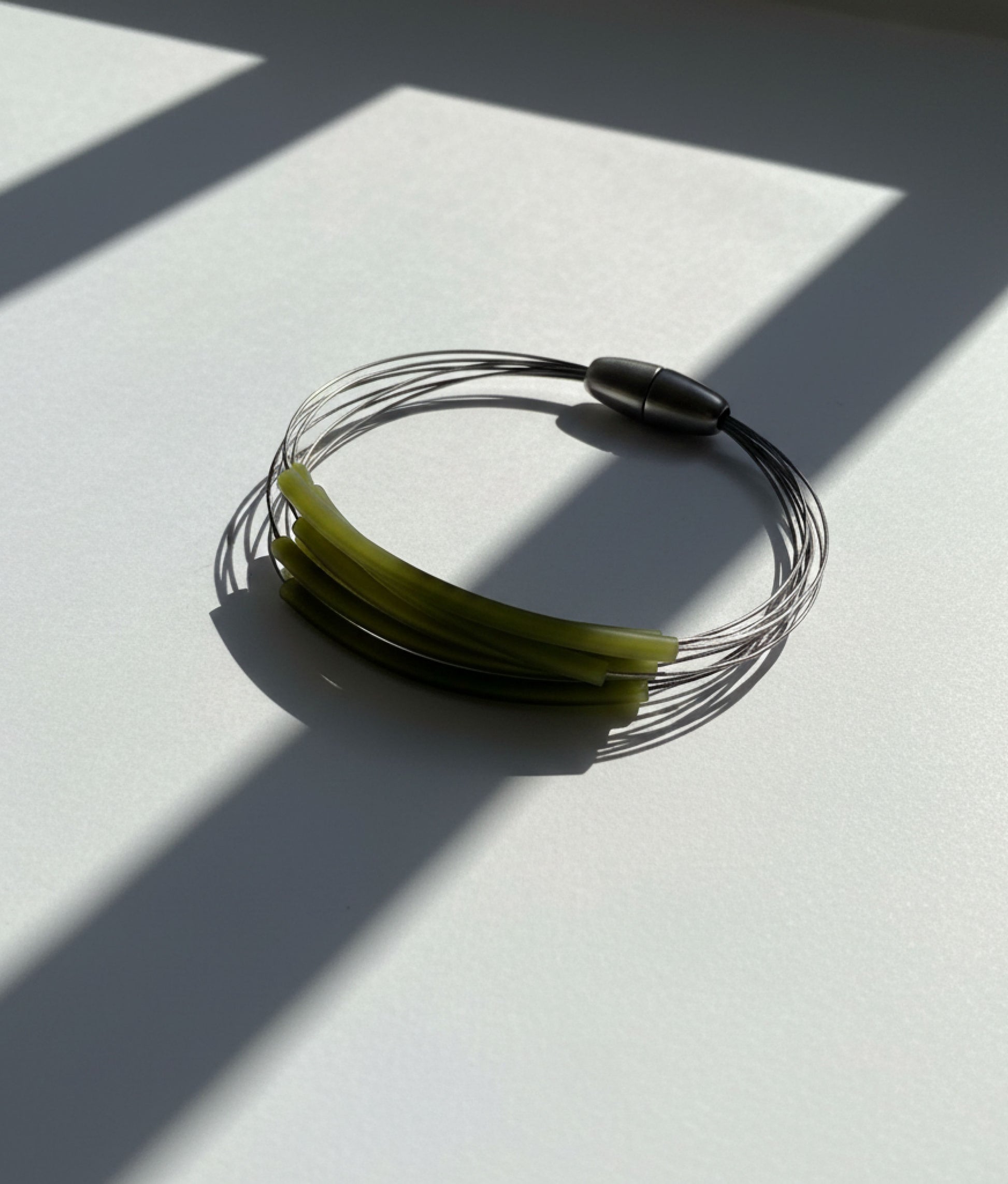 FLOS PVC Olive Bracelet