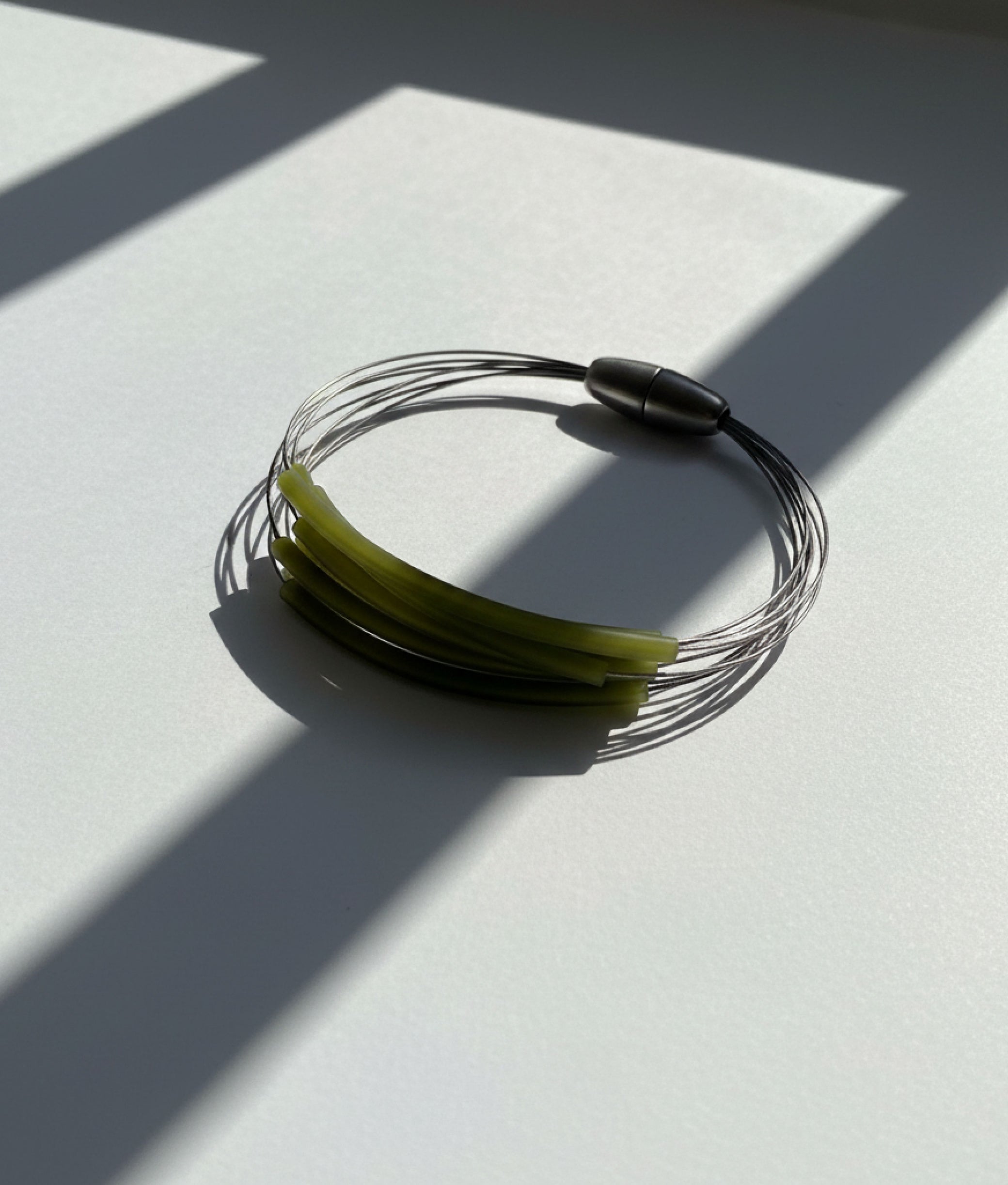 FLOS PVC Olive Bracelet
