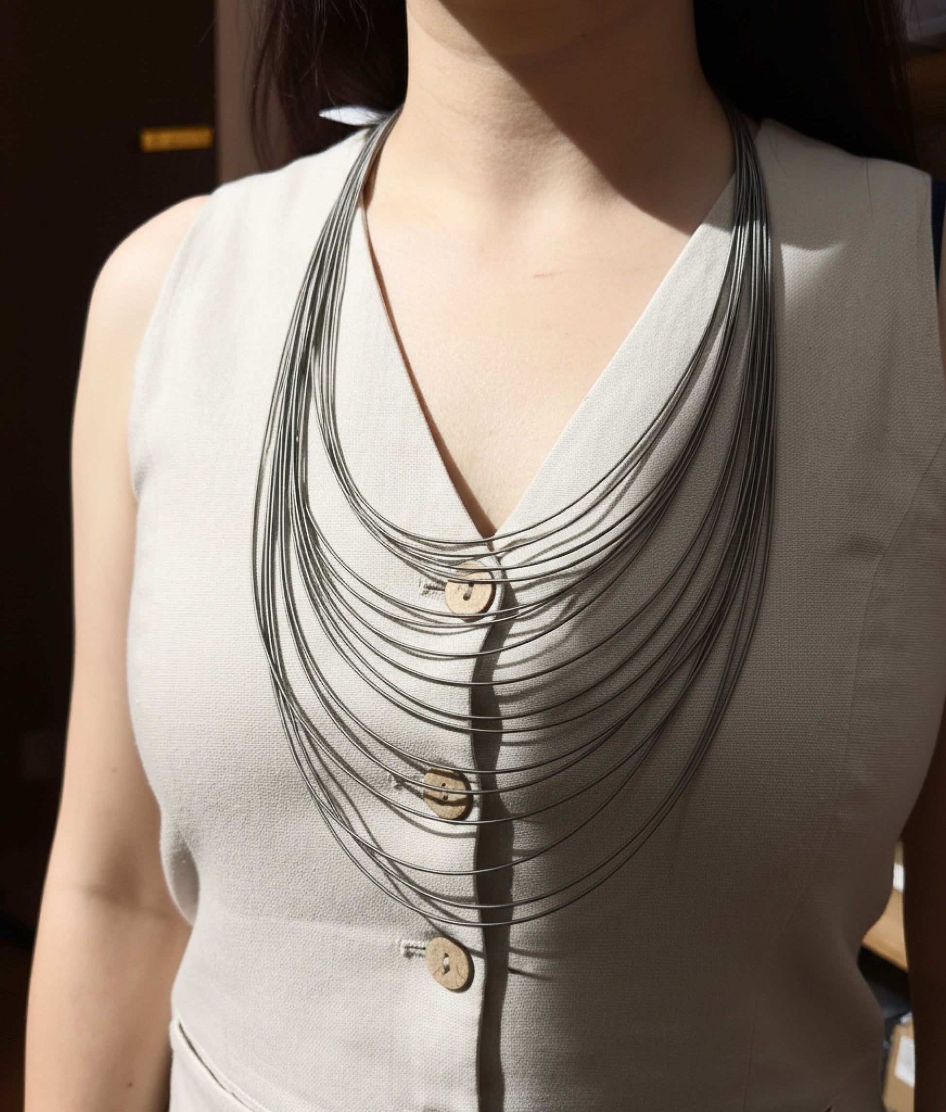 FLOS Steel Necklace L