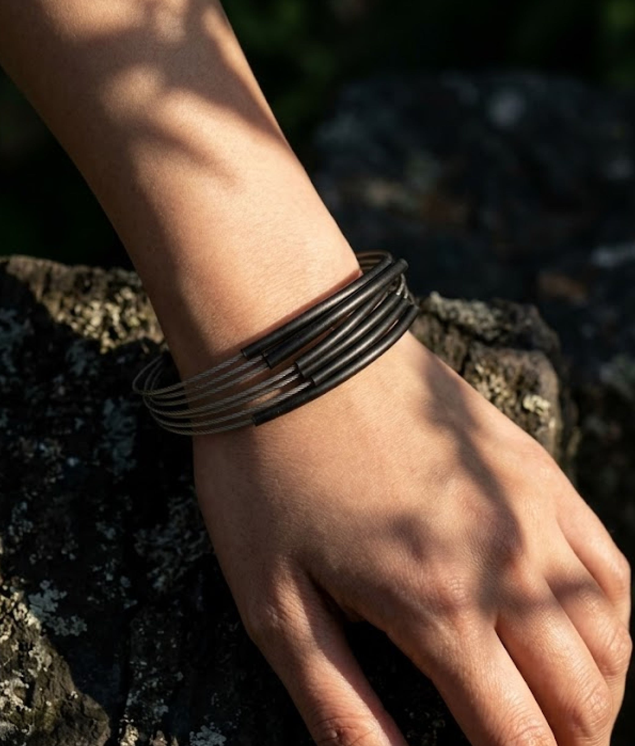 FLOS PVC Titanium Bracelet