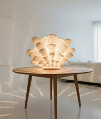 Fluted Clam Coral Lamp