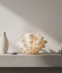 Fluted Clam Coral Lamp