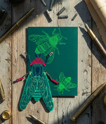 Green Fly 3D Greeting Card
