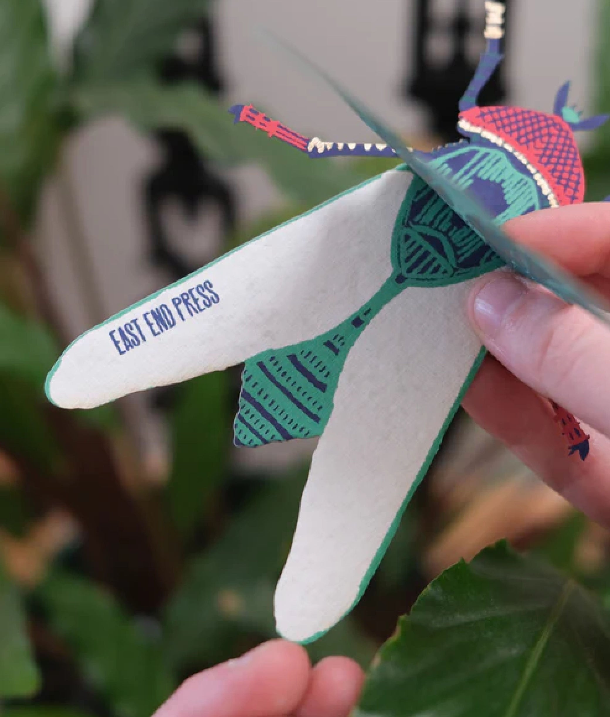 Green Fly 3D Greeting Card