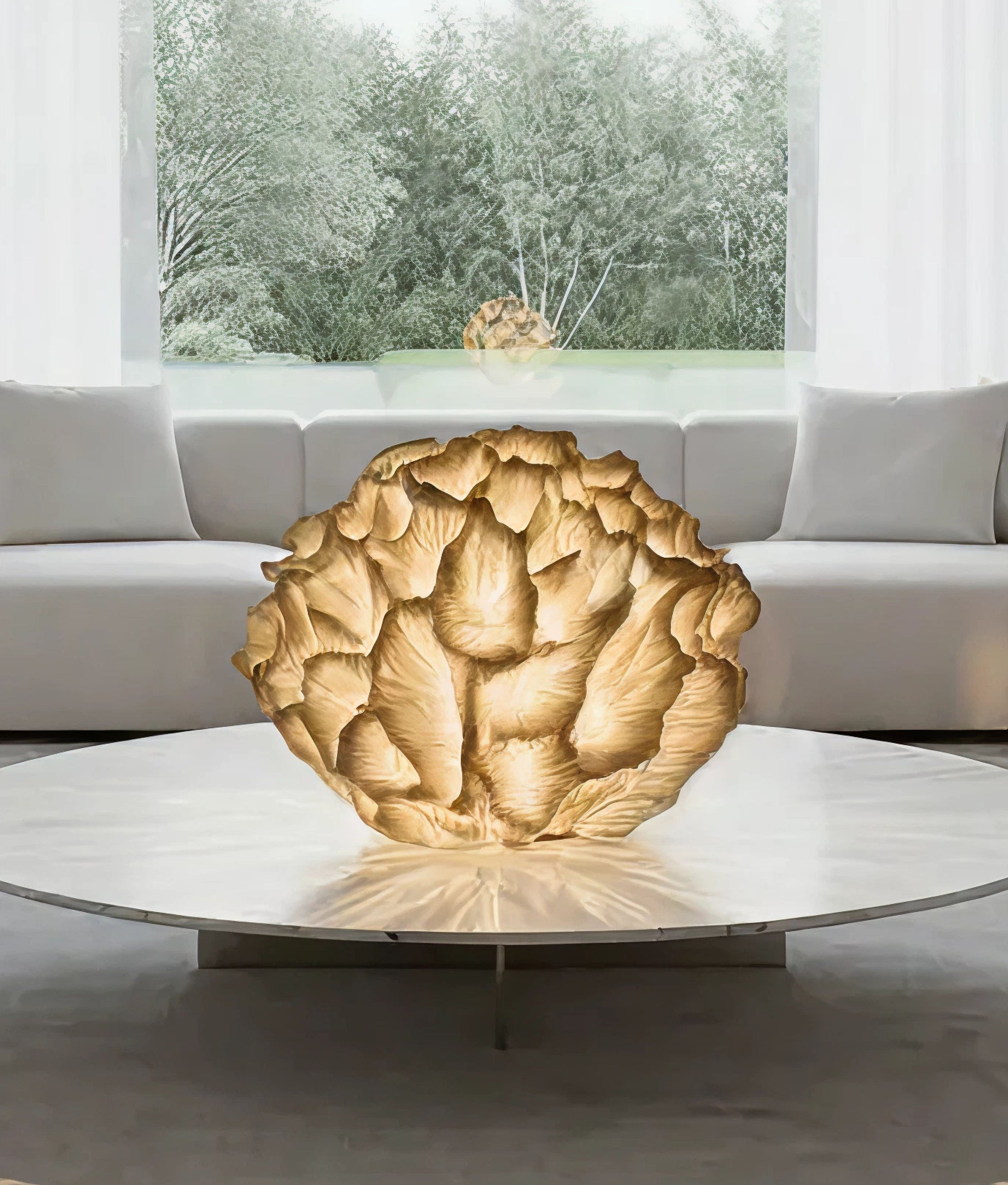 Fossil Coral Lamp