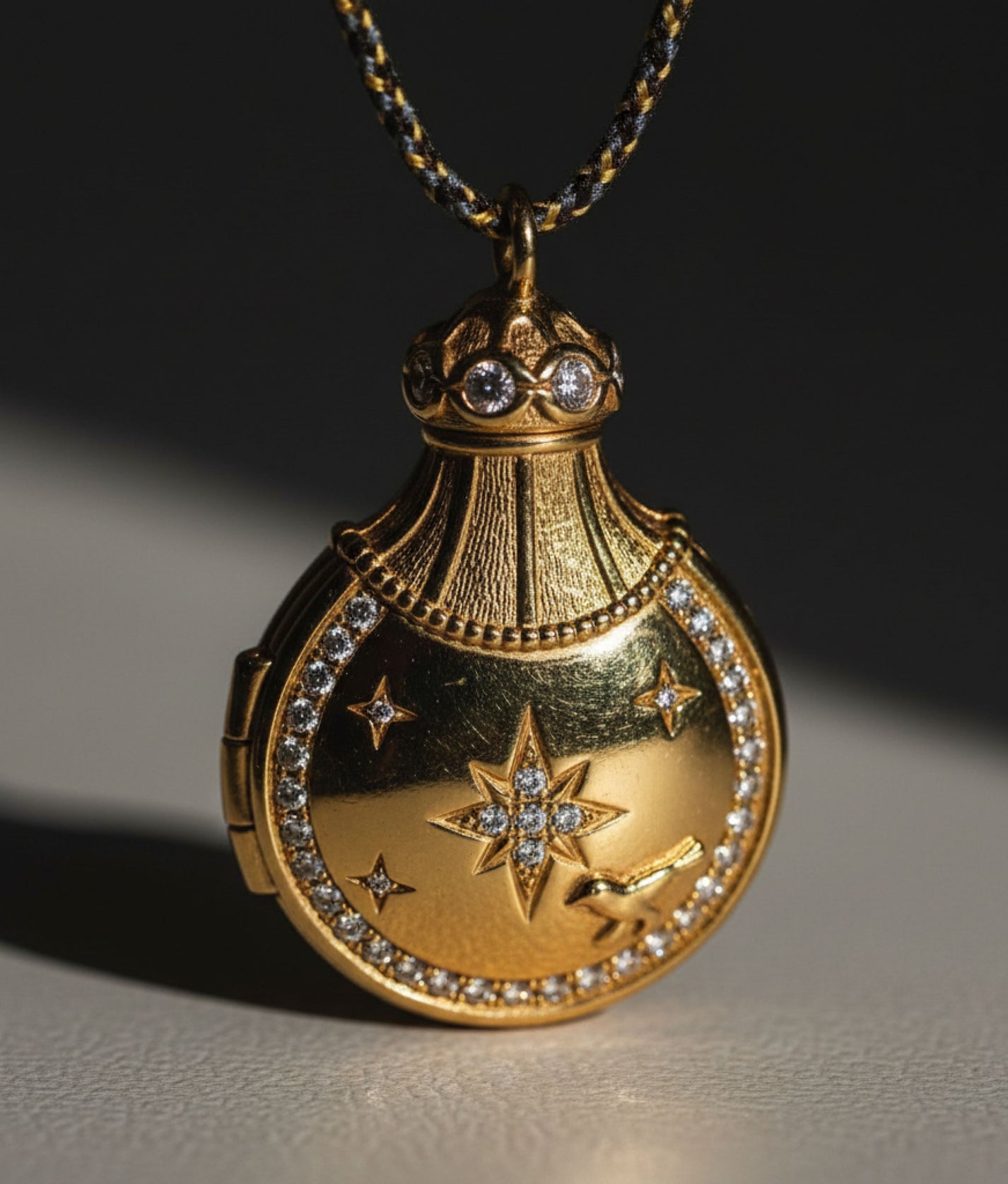 Fragrance Bottle Pendant Necklace