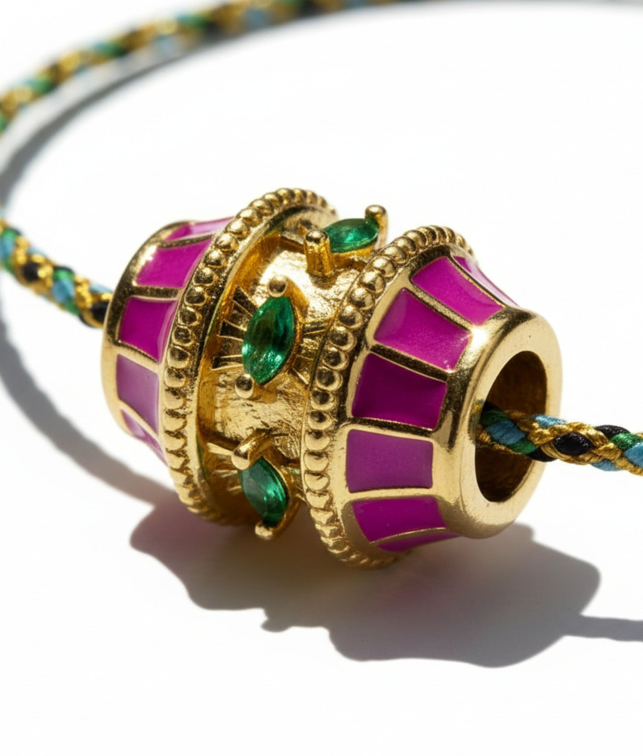 Fuchsia Pink Talisman Bracelet