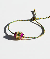 Fuchsia Pink Talisman Bracelet