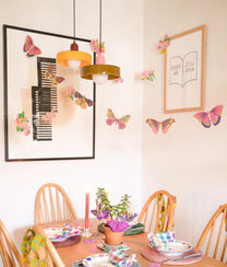 Red Butterfly Paper Garland