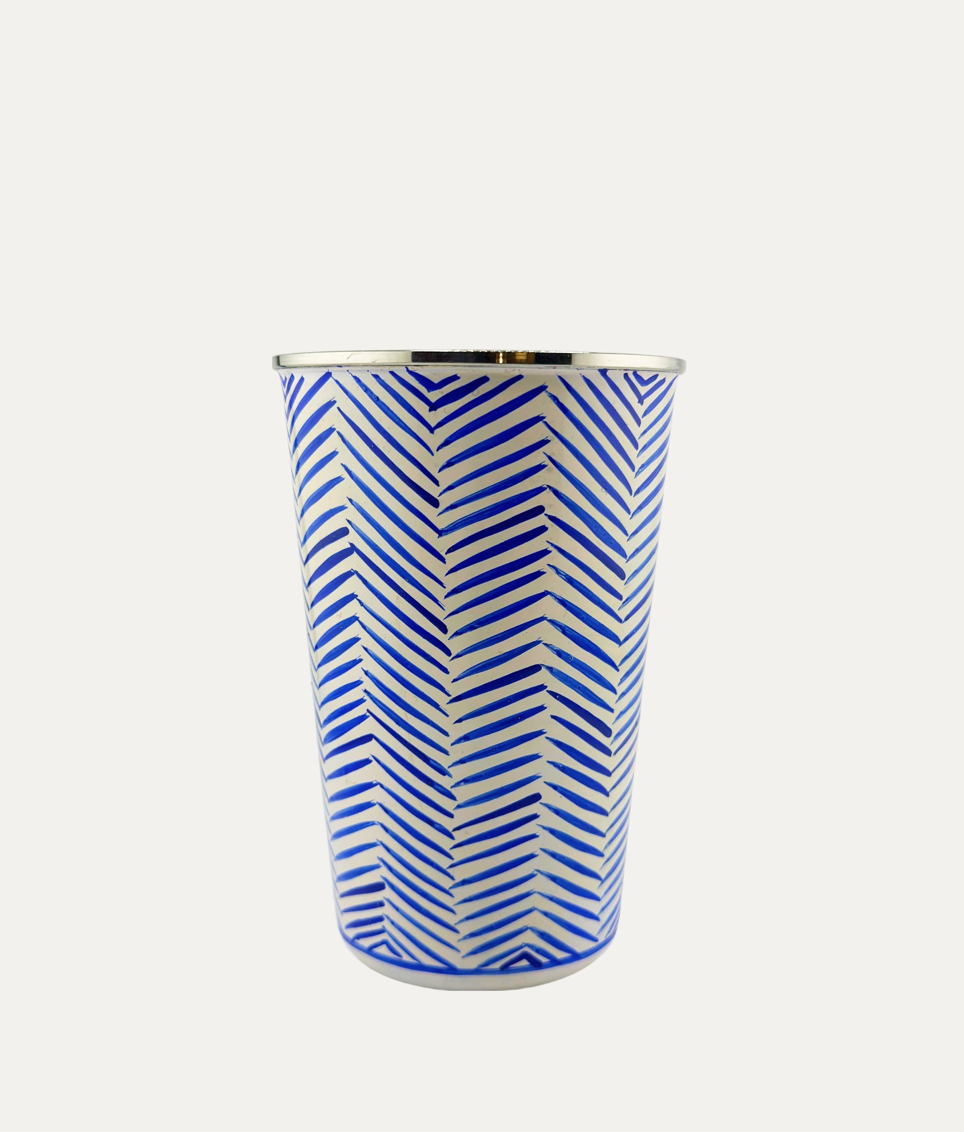 Geometrical Blue Lines Nomadic Cup