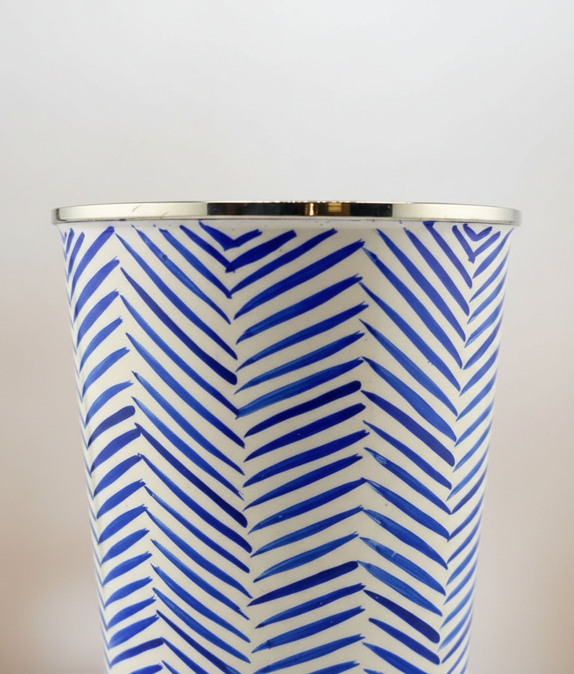 Geometrical Blue Lines Nomadic Cup