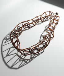 GEOMETRIA VETRO Bronze Necklace S