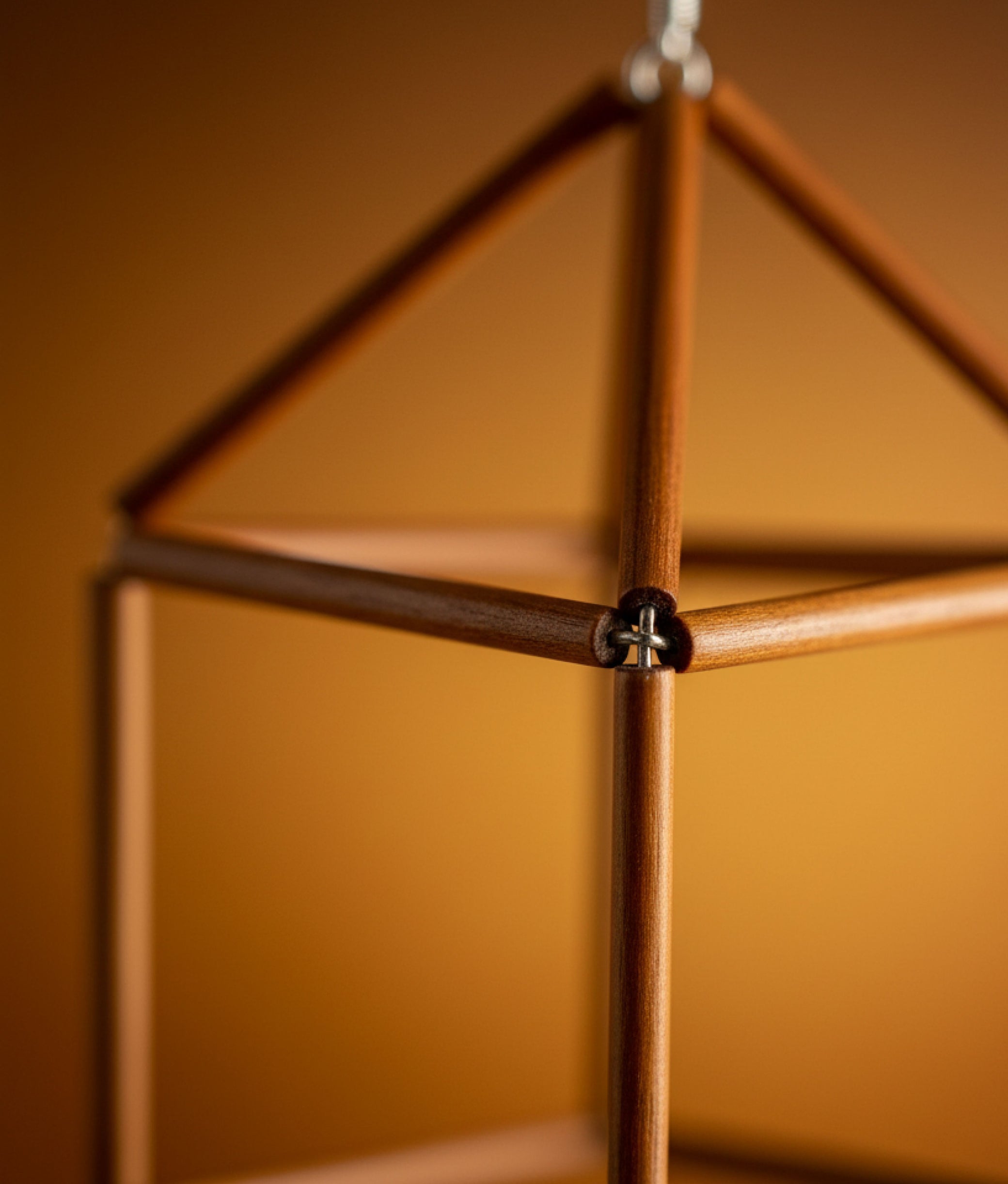 GEOMETRIA VETRO CUBO 3 Bronze Earrings