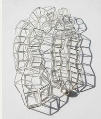 GEOMETRIA VETRO Transparent Necklace L