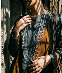 GEOMETRIA VETRO Transparent Necklace L