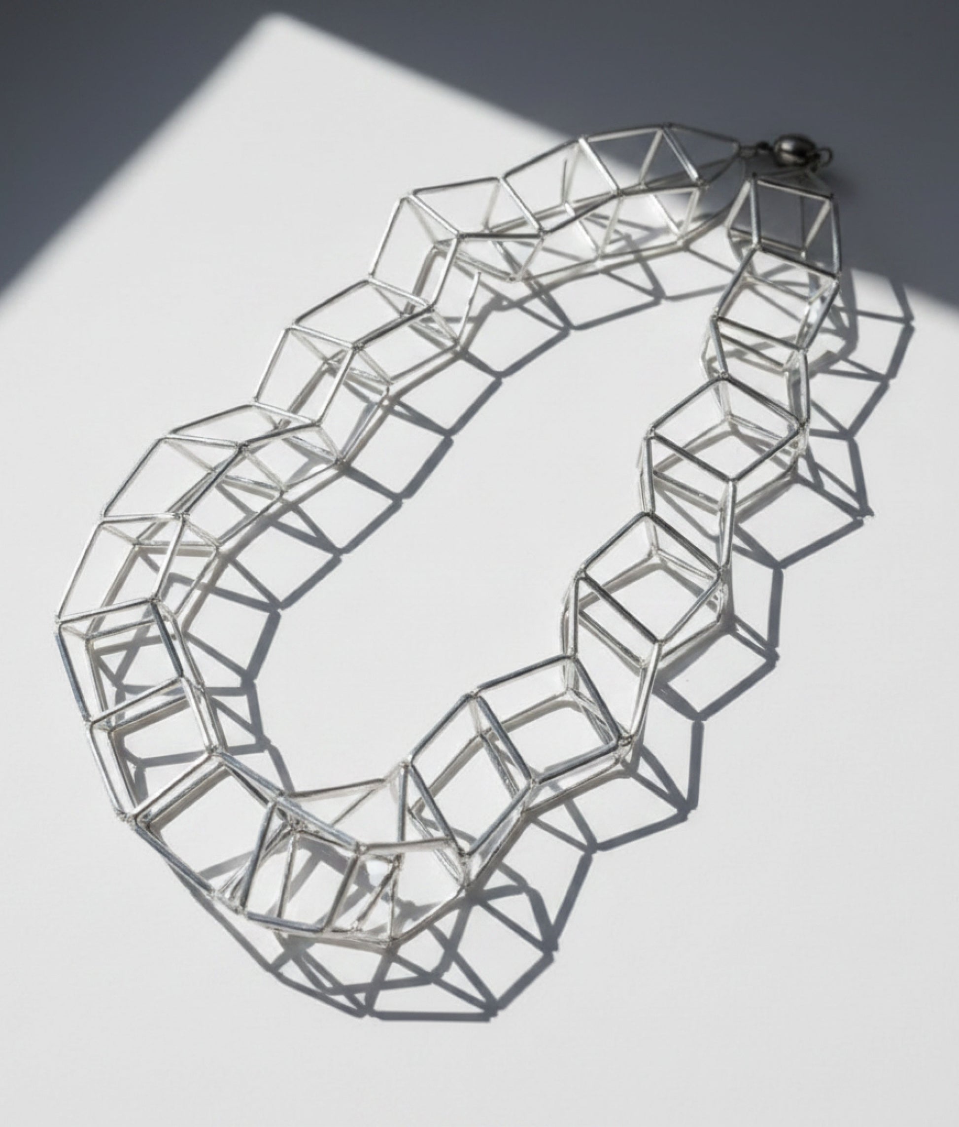 GEOMETRIA VETRO Transparent Necklace S