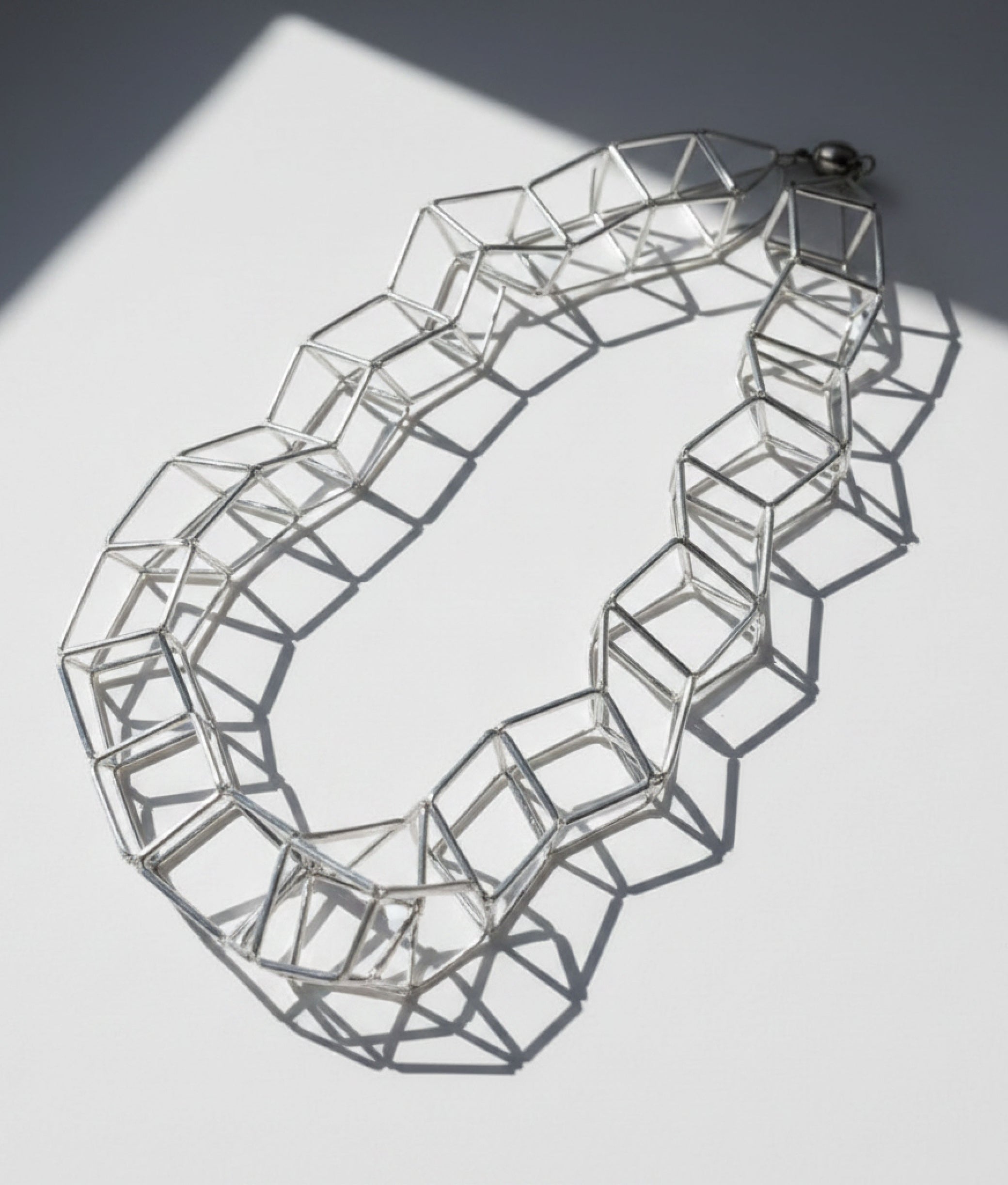 GEOMETRIA VETRO Transparent Necklace S