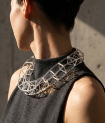 GEOMETRIA VETRO Transparent Necklace S