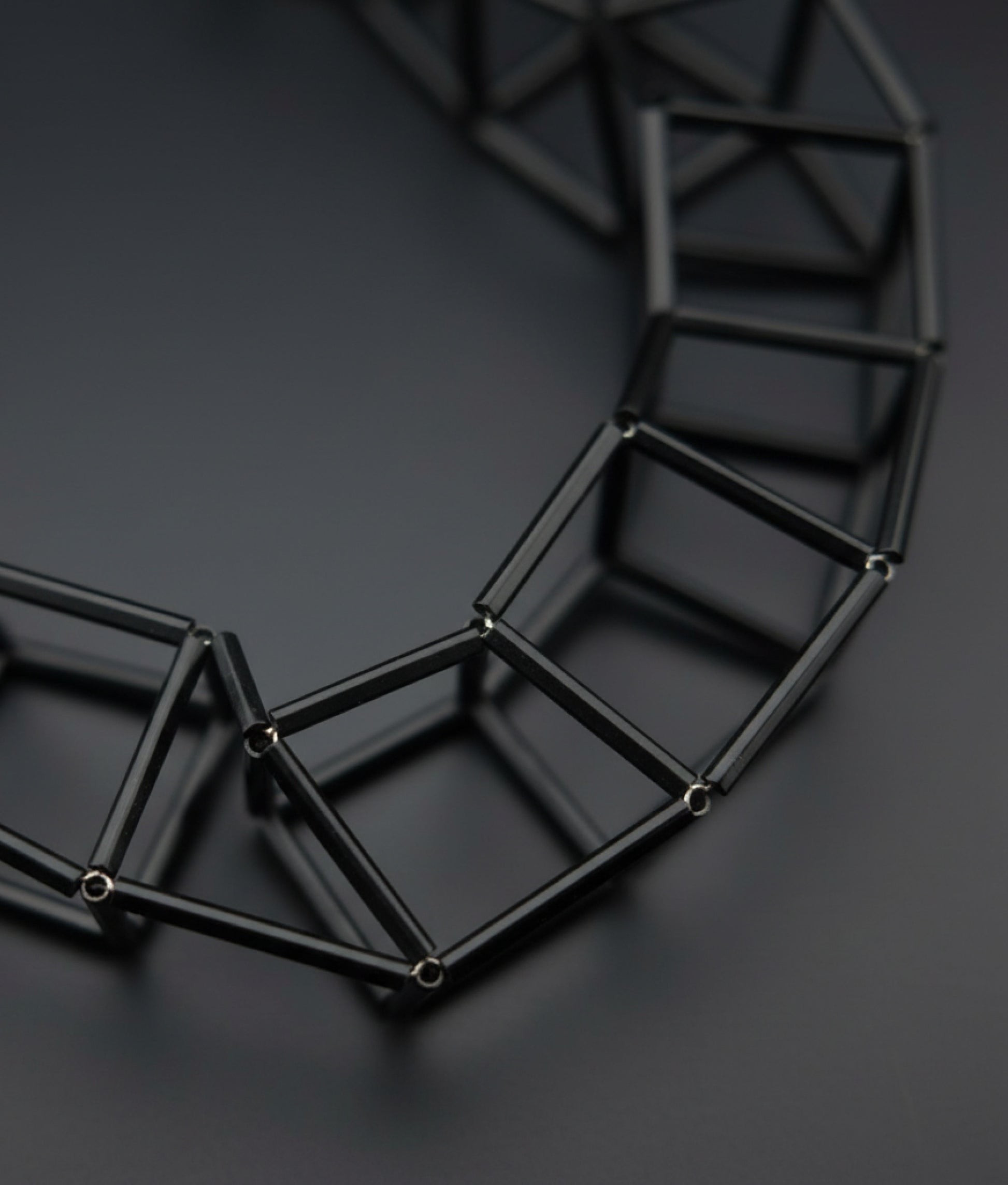 GEOMETRIA VETRO Black Necklace S