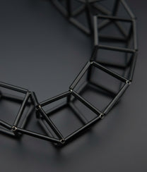 GEOMETRIA VETRO Black Necklace S
