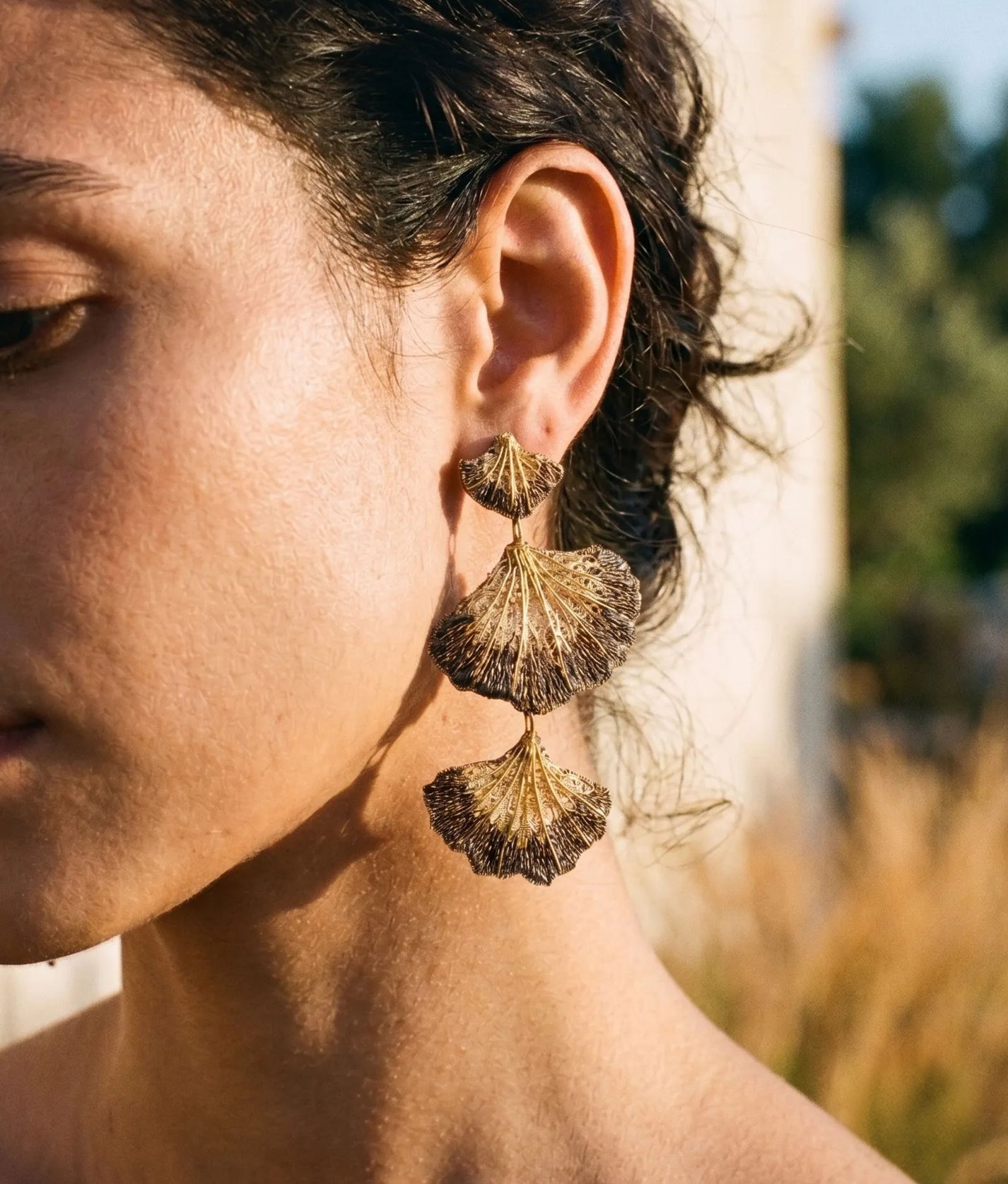 Ginkgo Earrings