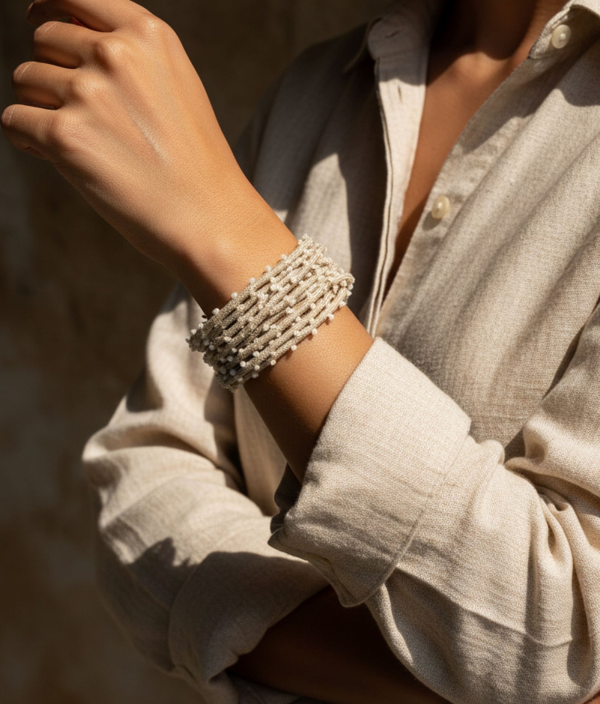 GIUA Beige Bracelet