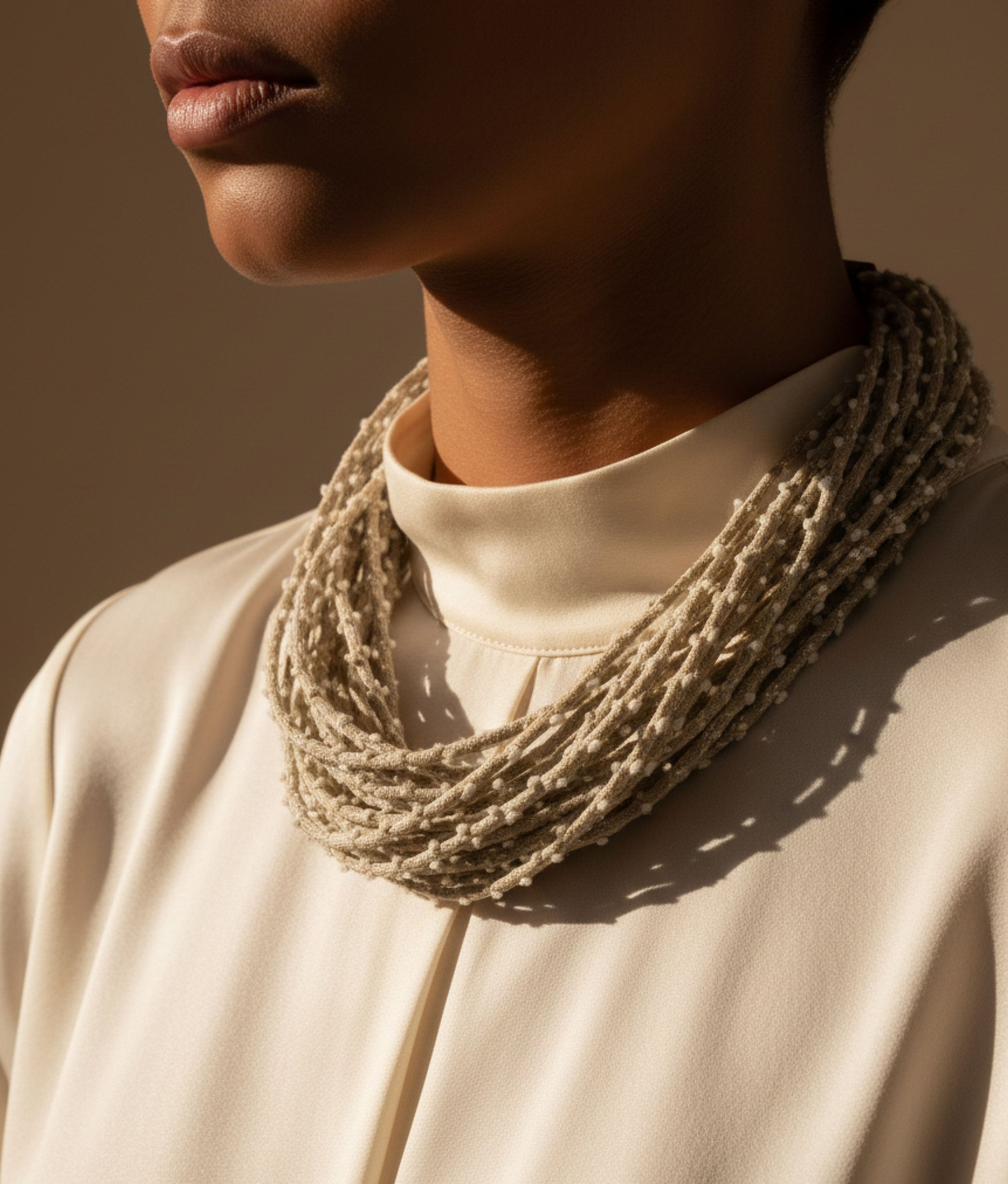 GIUA Beige Necklace S